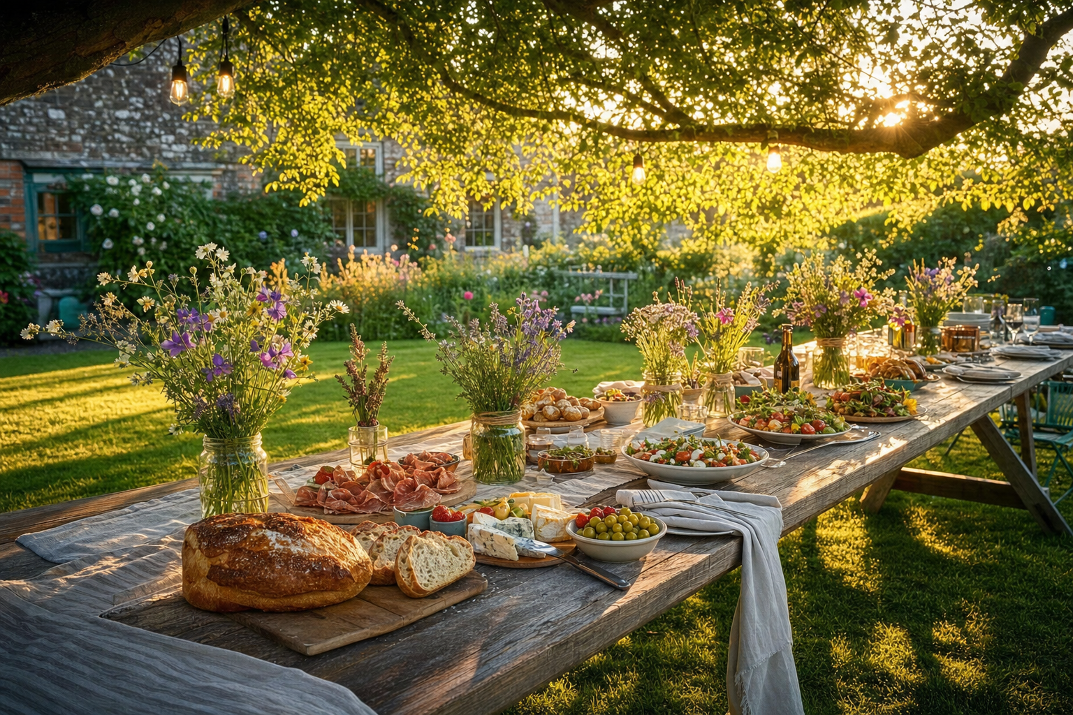 Garden setting